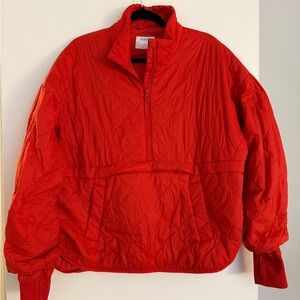 Old Navy Bright Red Quilted Jacket